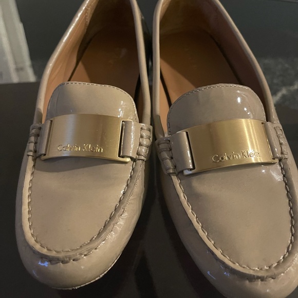 Calvin Klein Patent Leather Loafers. - Picture 2 of 5
